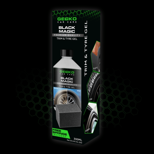 Gecko Black Magic trim & tyre gel