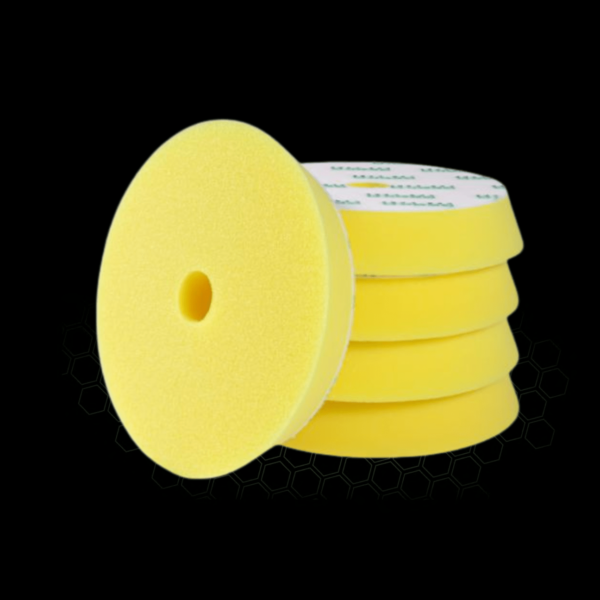 GECKO 150MM POLIJSTPADs HARD YELLOW 5st